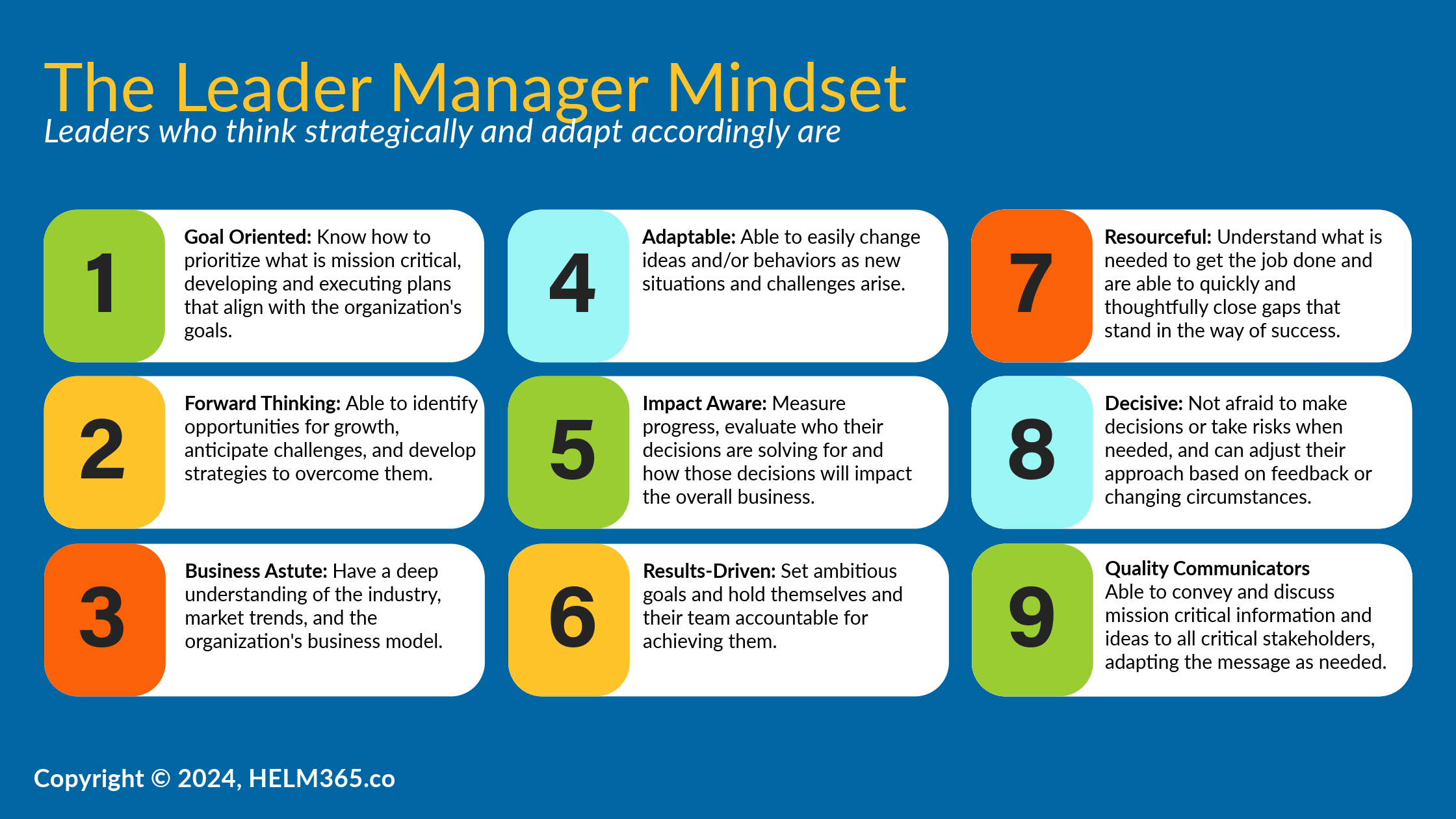 Strategic Thinking For Leader Managers